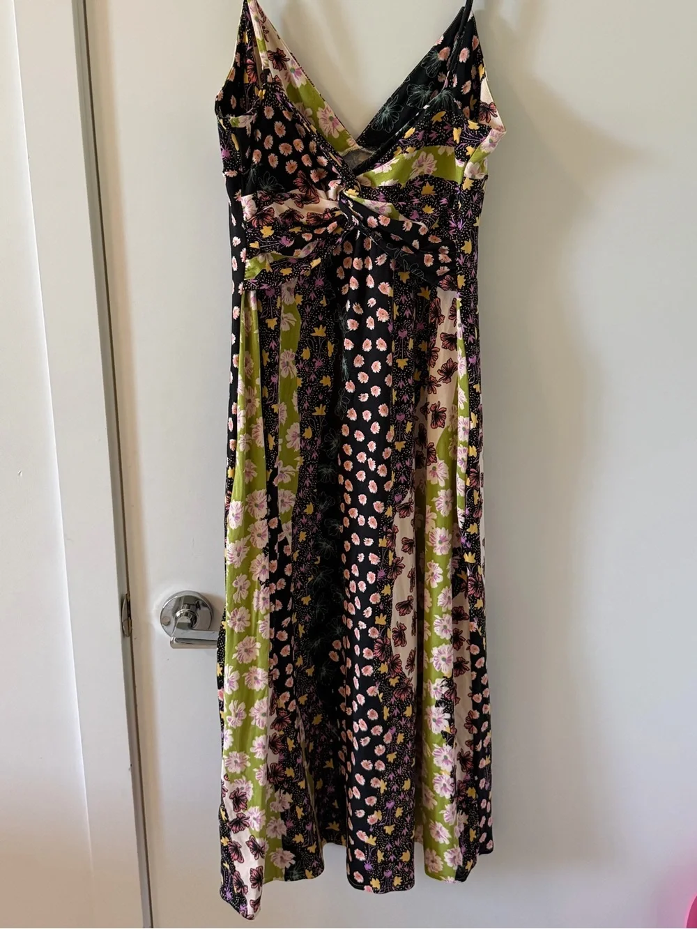 Floral Patchwork Midi Slip Dress - Picture 3 of 3